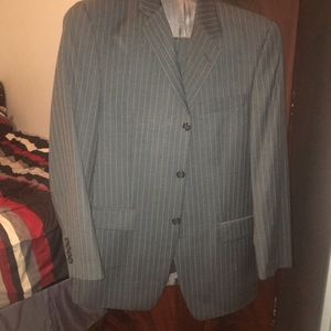Calvin Klein Mens pinstripe suit